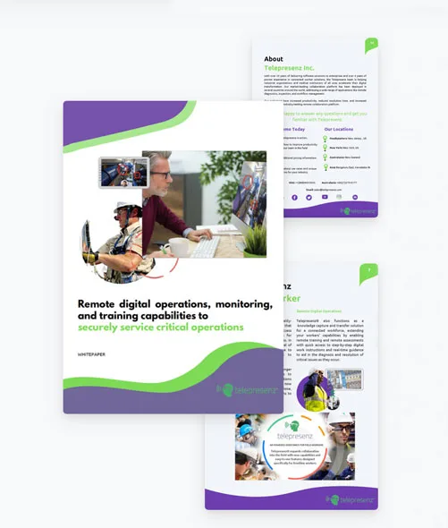 Remote Digital Operations, Monitoring, and Training Capabilities White Paper
